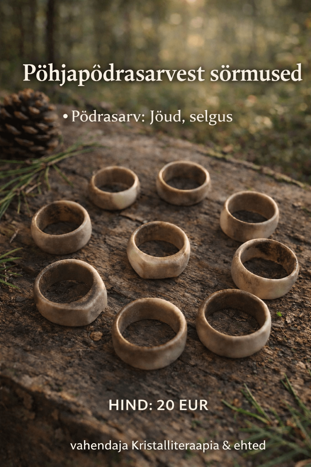 Põhjapõdrasarvest sõrmus